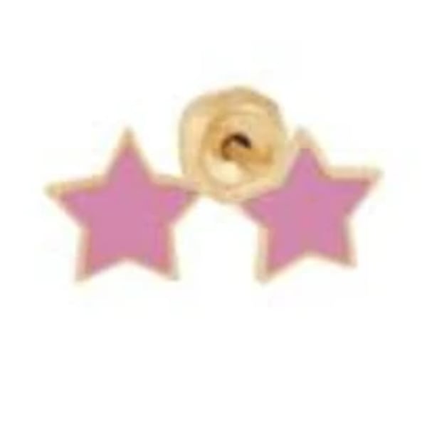 BRINCO FURAÇÃO ESTRELA ROSA 1264C